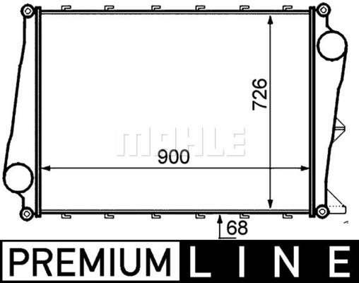 Ψυγείο αέρα υπερπλήρωσης BEHR CI128000P