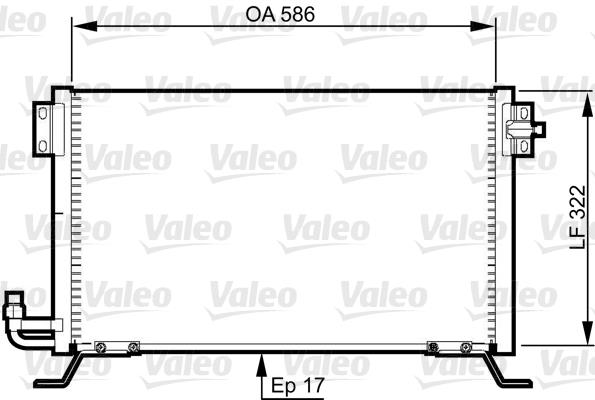 Συμπυκνωτής, σύστ. κλιματισμού VALEO 818989