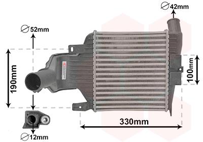 Ψυγείο αέρα υπερπλήρωσης VAN WEZEL 37004415