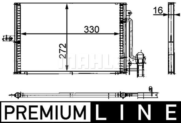 Συμπυκνωτής, σύστ. κλιματισμού BEHR AC317000P