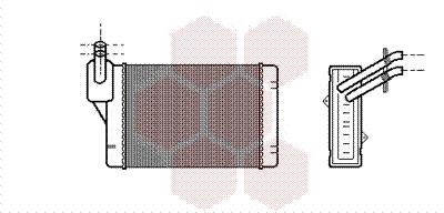 Εναλλάκτης θερμότητας, θέρμανση  VAN WEZEL 58006069