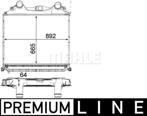 Ψυγείο αέρα υπερπλήρωσης BEHR CI121000P