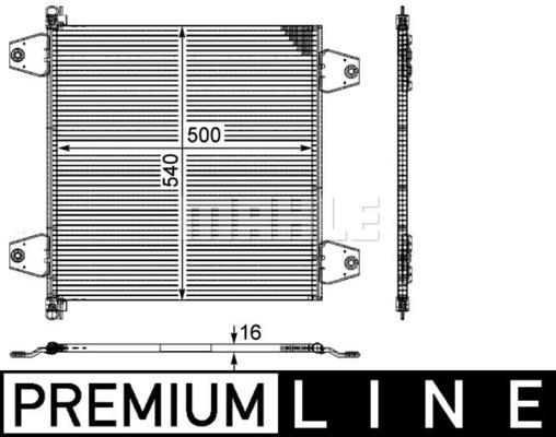 Συμπυκνωτής, σύστ. κλιματισμού BEHR AC121000P