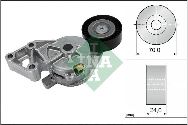 Τεντωτήρας ιμάντα poly-V INA 534013230