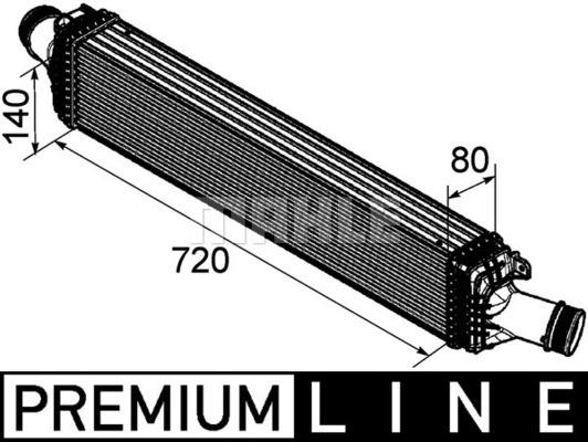 Ψυγείο αέρα υπερπλήρωσης BEHR CI169000P