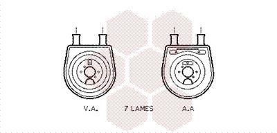 Ψυγείο λαδιού, λάδι κινητήρα VAN WEZEL 82003154