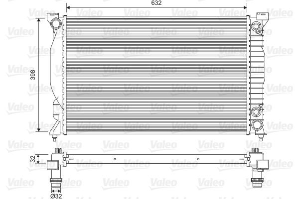 Ψυγείο, ψύξη κινητήρα VALEO 735093