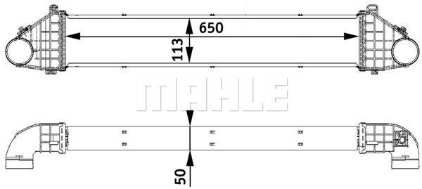 Ψυγείο αέρα υπερπλήρωσης BEHR CI139000P