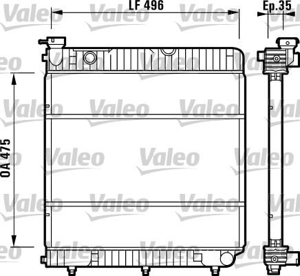 Ψυγείο, ψύξη κινητήρα VALEO 731741