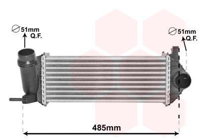 Ψυγείο αέρα υπερπλήρωσης VAN WEZEL 43004615