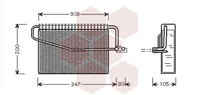 Εξαεριωτής, σύστημα κλιματισμού VAN WEZEL 3000V329