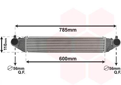 Ψυγείο αέρα υπερπλήρωσης VAN WEZEL 37014702