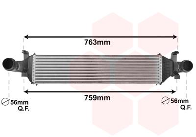 Ψυγείο αέρα υπερπλήρωσης VAN WEZEL 30004658