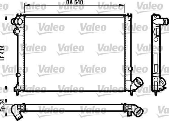 Ψυγείο, ψύξη κινητήρα VALEO 731382