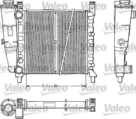 Ψυγείο, ψύξη κινητήρα VALEO 811385