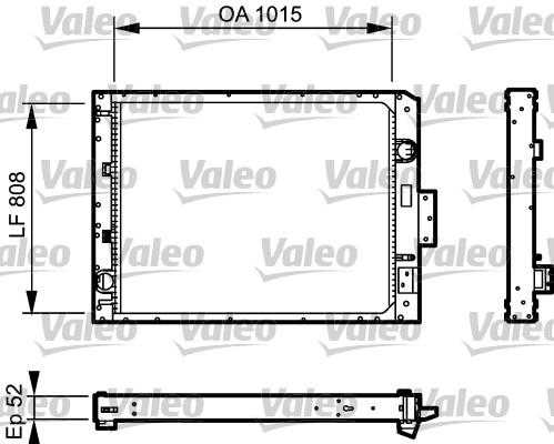 Ψυγείο, ψύξη κινητήρα VALEO 733479