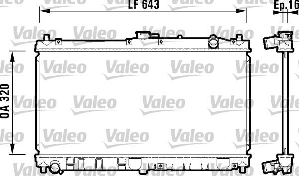 Ψυγείο, ψύξη κινητήρα VALEO 734119