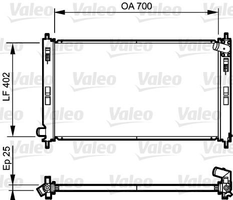 Ψυγείο, ψύξη κινητήρα VALEO 735200