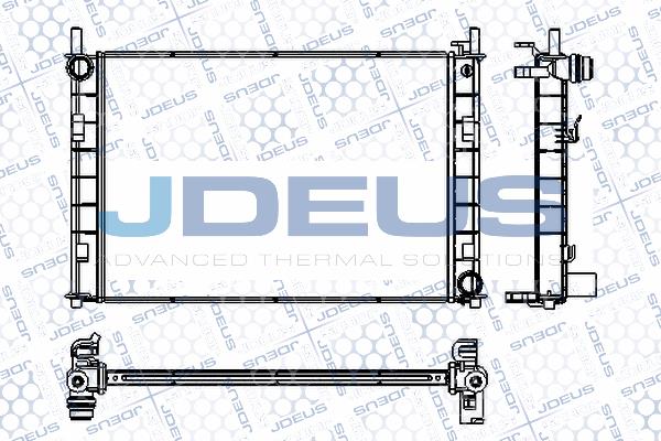 Ψυγείο, ψύξη κινητήρα JDEUS RA0121070