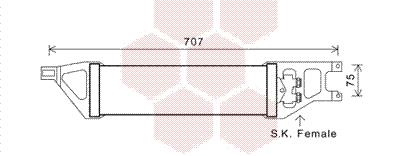 Ψυγείο λαδιού, αυτόμ. κιβ. ταχυτ VAN WEZEL 30003539