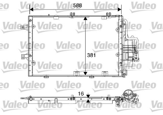 Συμπυκνωτής, σύστ. κλιματισμού VALEO 817843