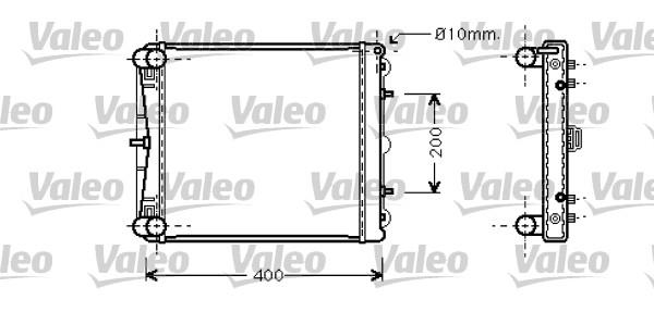 Ψυγείο, ψύξη κινητήρα VALEO 734827