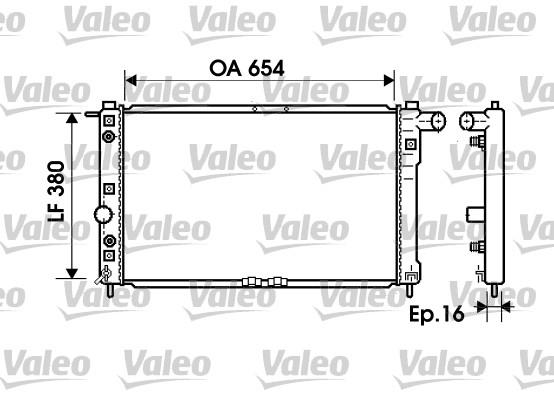 Ψυγείο, ψύξη κινητήρα VALEO 734765