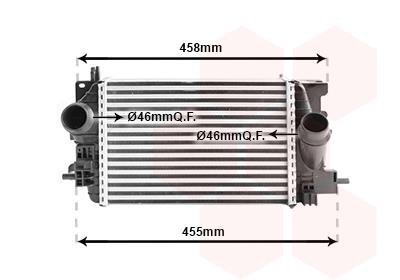 Ψυγείο αέρα υπερπλήρωσης VAN WEZEL 37004575