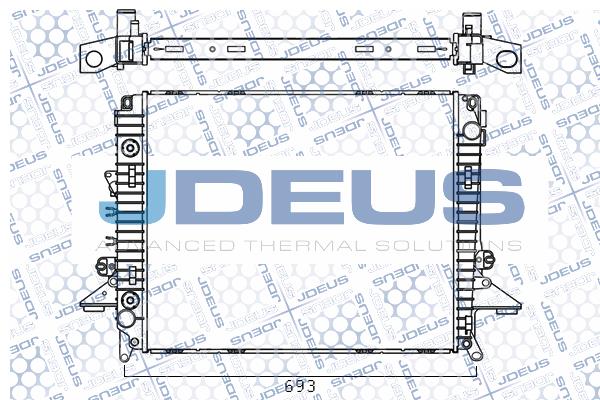 Ψυγείο, ψύξη κινητήρα JDEUS M-002038A