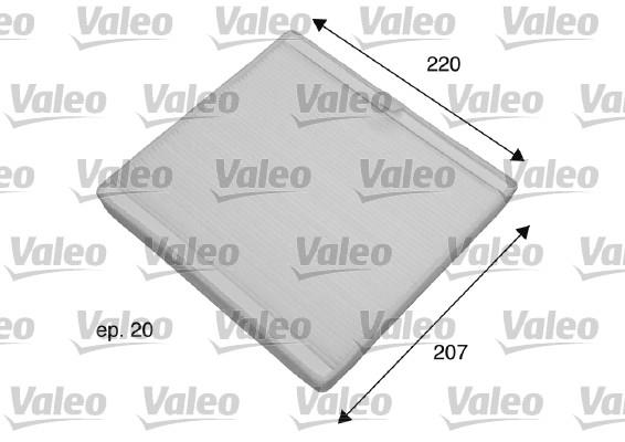 Φίλτρο, αέρας εσωτερικού χώρου VALEO 698769