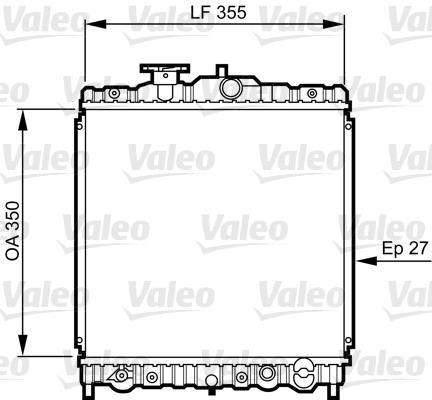 Ψυγείο, ψύξη κινητήρα VALEO 731469