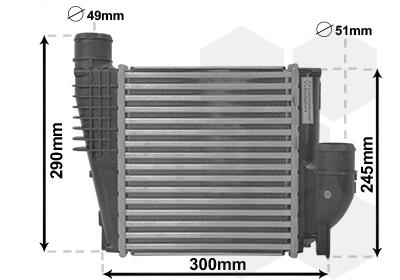 Ψυγείο αέρα υπερπλήρωσης VAN WEZEL 40004385