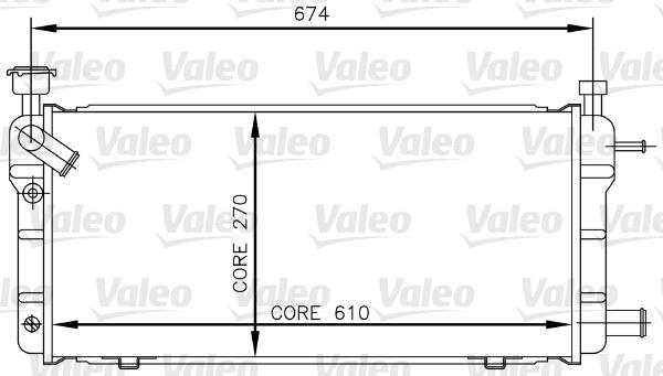 Ψυγείο, ψύξη κινητήρα VALEO 730018