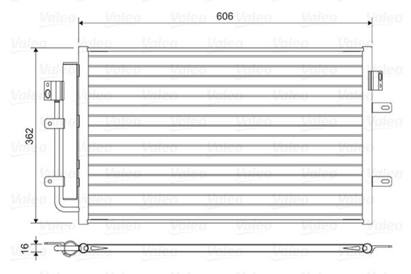 Συμπυκνωτής, σύστ. κλιματισμού VALEO 822551