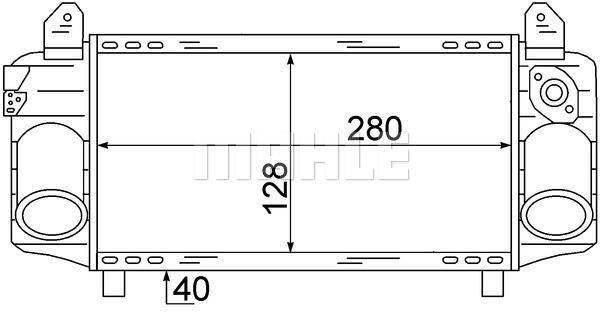 Ψυγείο αέρα υπερπλήρωσης BEHR CI72000S