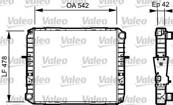 Ψυγείο, ψύξη κινητήρα VALEO 733483