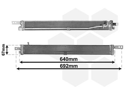 Ψυγείο λαδιού, αυτόμ. κιβ. ταχυτ VAN WEZEL 37003675