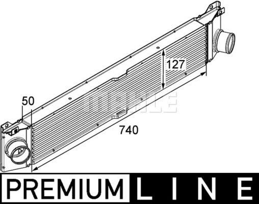 Ψυγείο αέρα υπερπλήρωσης BEHR CI157000P