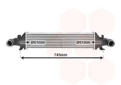 Ψυγείο αέρα υπερπλήρωσης VAN WEZEL 30004593