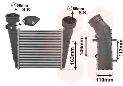 Ψυγείο αέρα υπερπλήρωσης VAN WEZEL 58004238