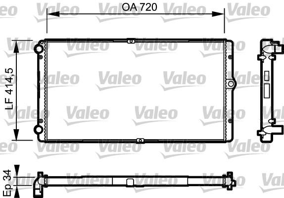 Ψυγείο, ψύξη κινητήρα VALEO 732177