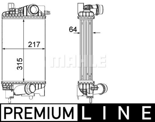 Ψυγείο αέρα υπερπλήρωσης BEHR CI262000P