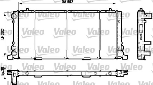 Ψυγείο, ψύξη κινητήρα VALEO 730349