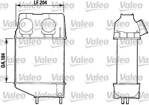 Ψυγείο αέρα υπερπλήρωσης VALEO 816606