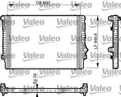 Ψυγείο, ψύξη κινητήρα VALEO 735548