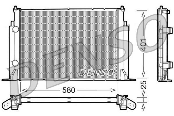 Ψυγείο νερού & εξαρτήματα DENSO DRM09122