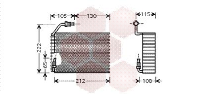 Εξαεριωτής, σύστημα κλιματισμού VAN WEZEL 4000V119