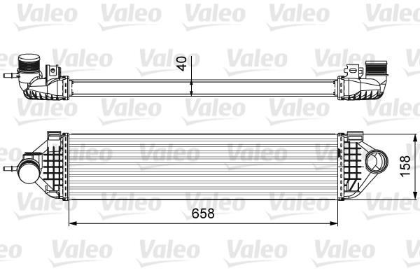 Ψυγείο αέρα υπερπλήρωσης ( intercooler ) VALEO 818600