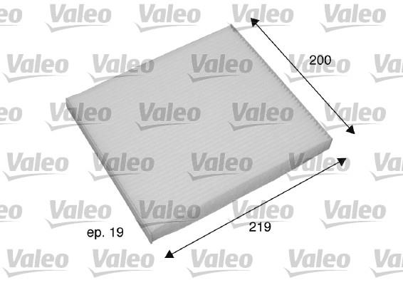 Φίλτρο, αέρας εσωτερικού χώρου VALEO 698795