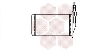 Εναλλάκτης θερμότητας, θέρμανση  VAN WEZEL 43006003